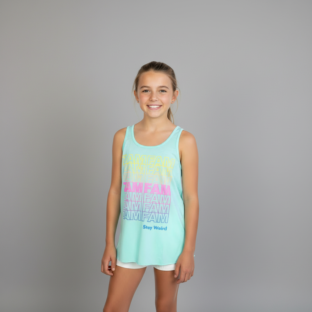 Zamfam Repeat Tank Top