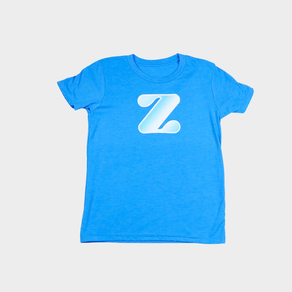 Gradient Z T Shirt Blue | Rebecca Zamolo
