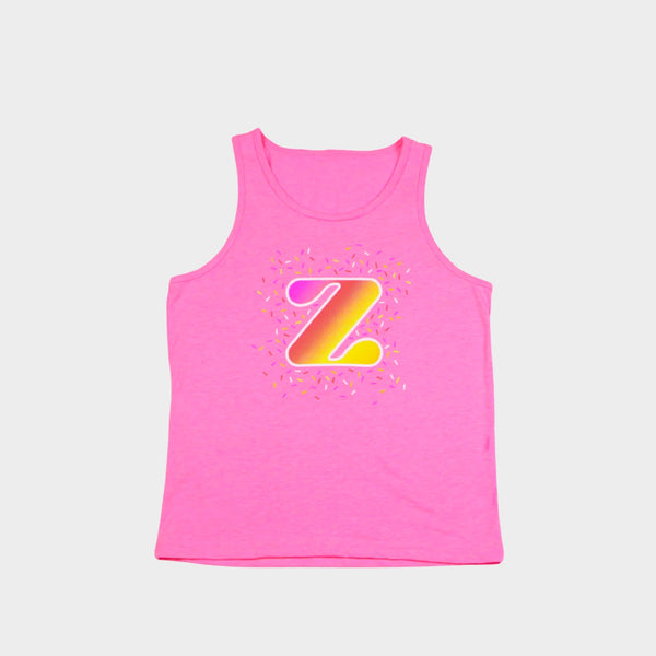 Gradient Z Tank Top Pink | Rebecca Zamolo