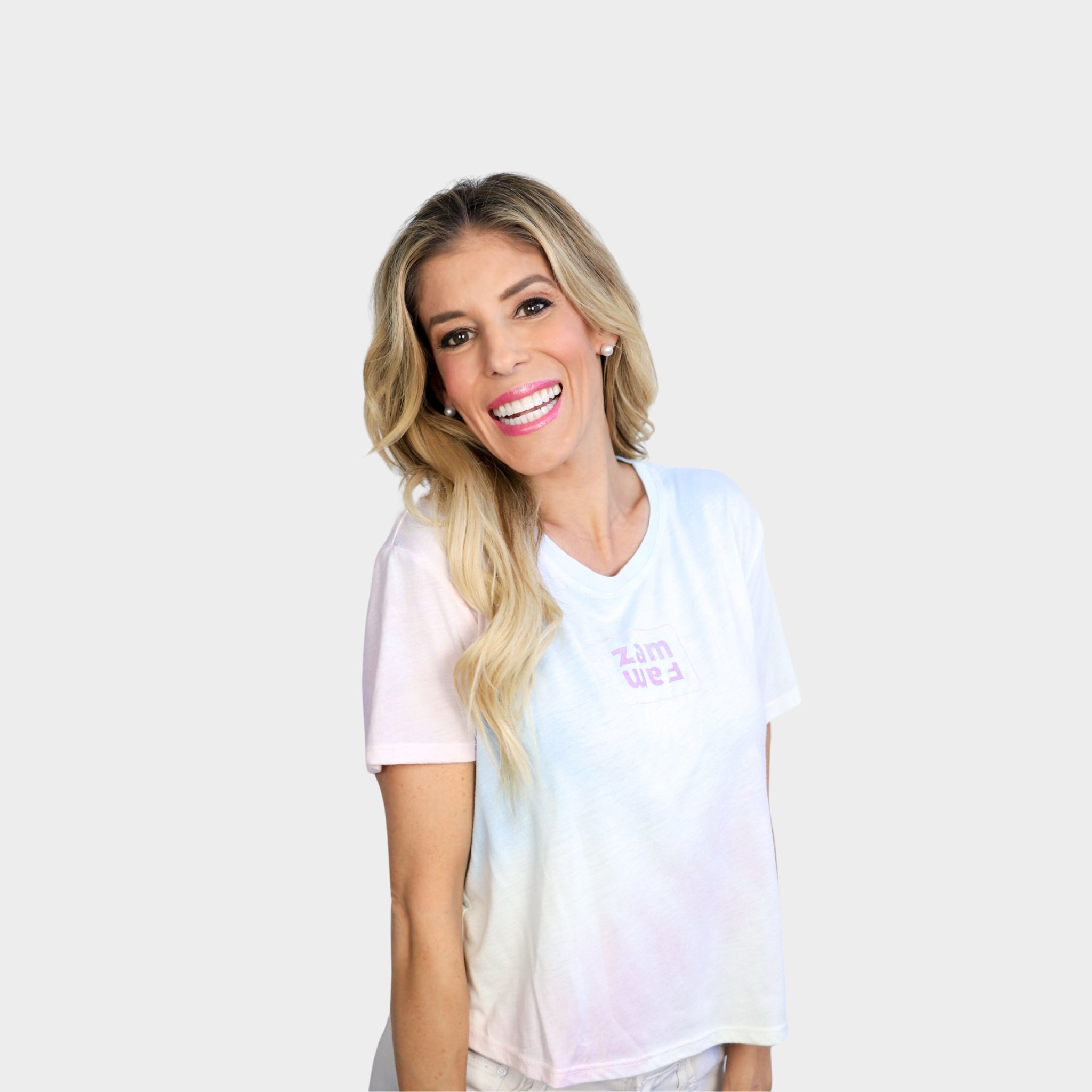 Zamfam Crop Tee Tie Dye