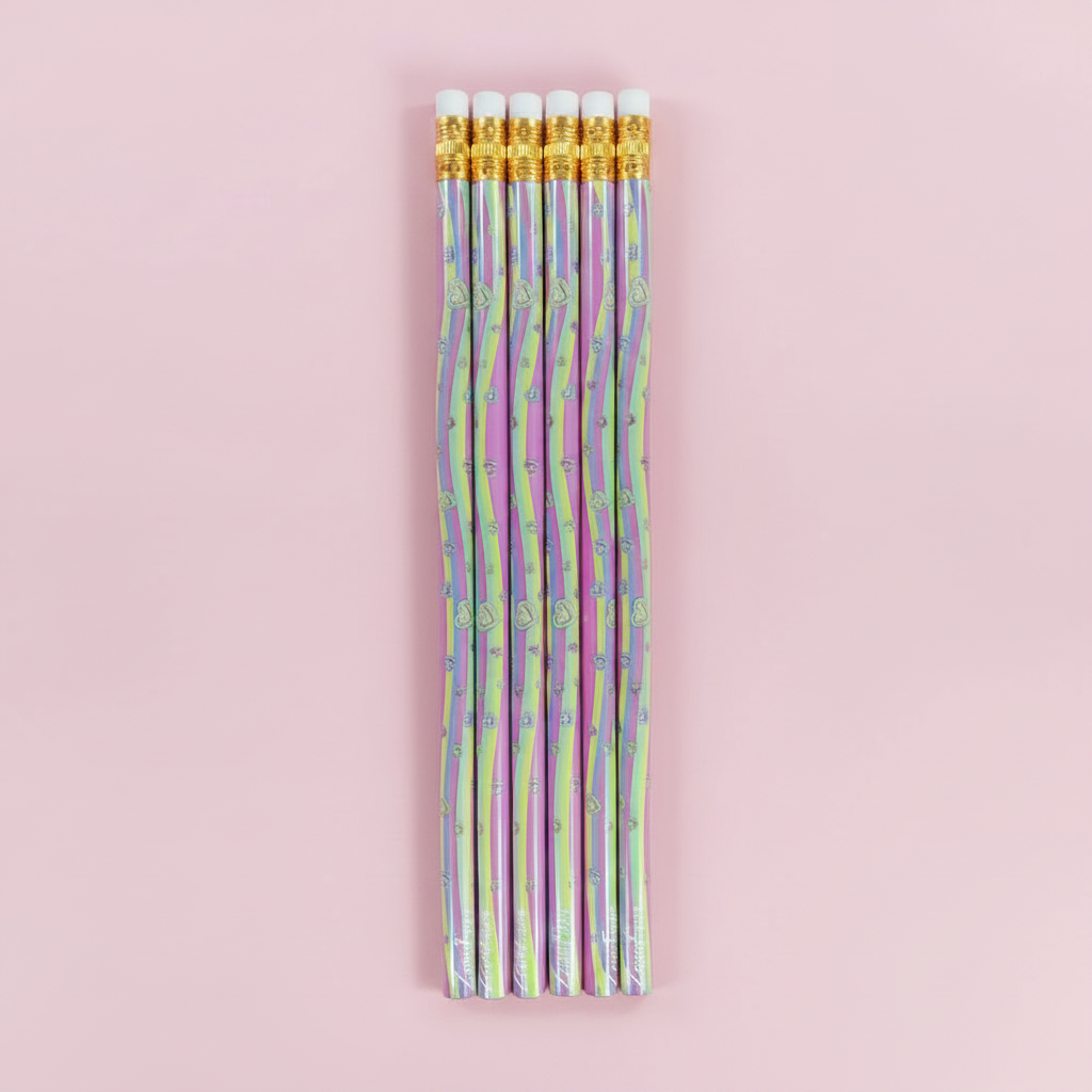 Rainbow Pencils 6 Pack | Back to School