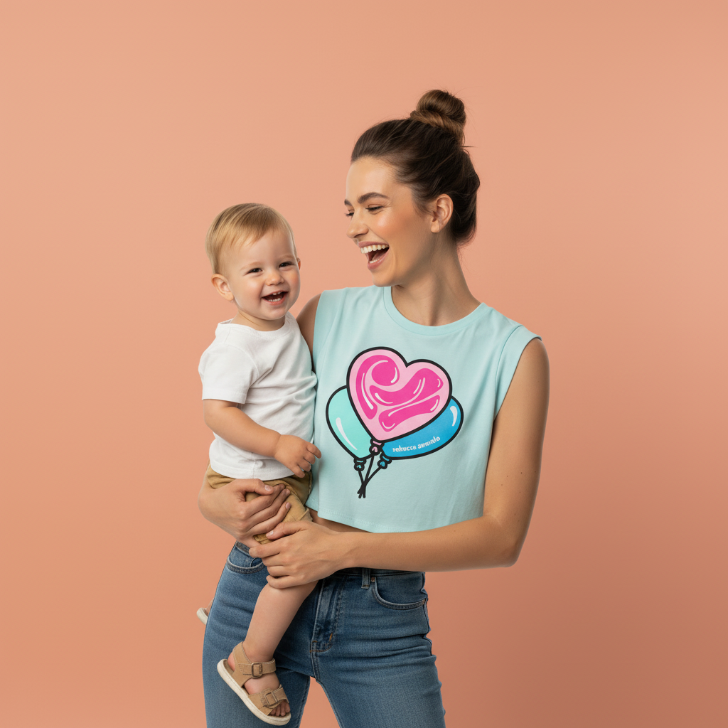 RZ Balloons Crop Top