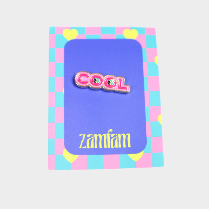 Cool Zamfam enamel pin