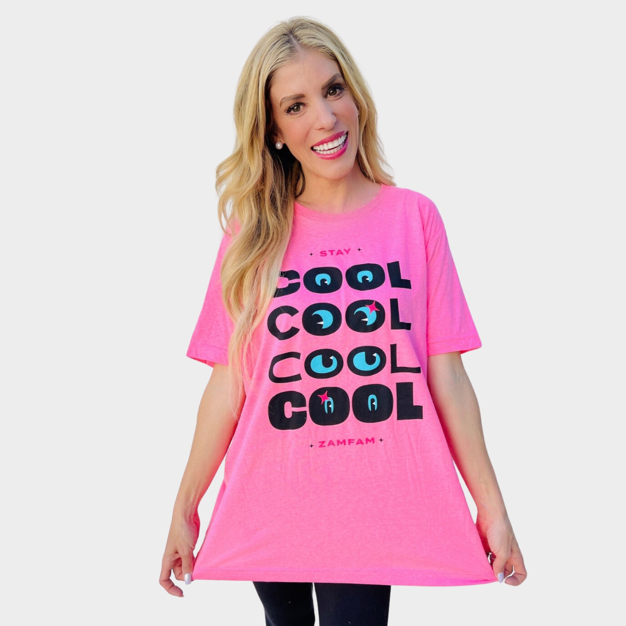 Cool Cool Pink T Rebecca Zamolo 