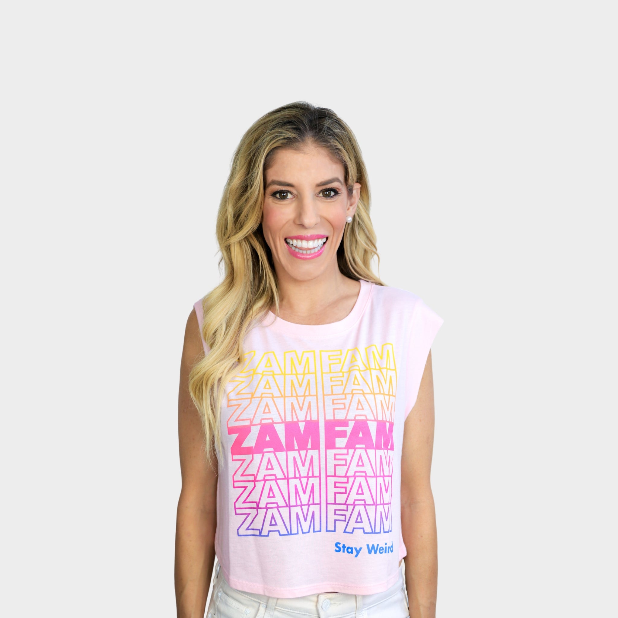 Zamfam Repeat Crop Top