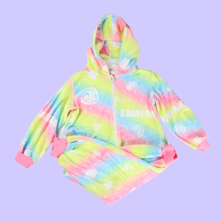 Rainbow High Meisjes Onesie Gevoerde Fleece Pyjama - Zachte Knuffelonesie Voor Kinderen