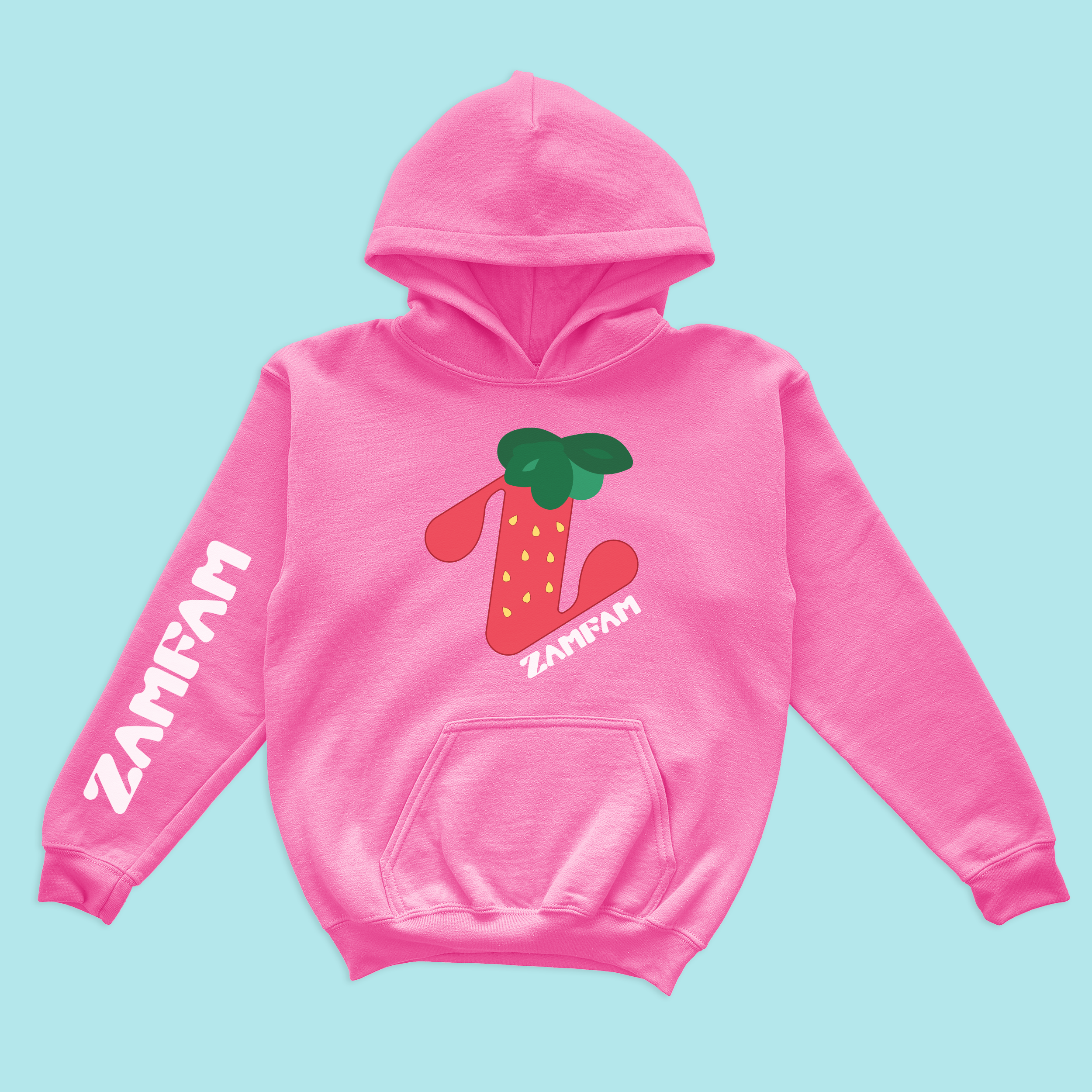 【rizotto】 新品 Marshmallow zip hoodie Strawberry Hoodie | Apparel | Rebecca Zamolo
