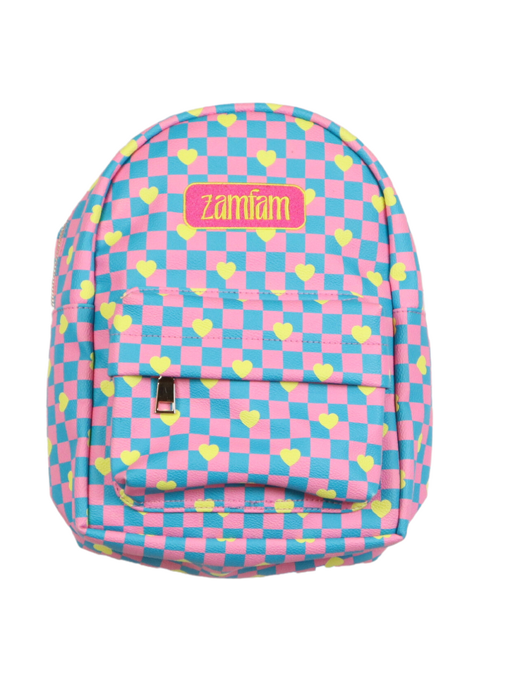 Zamfam Checkered Mini Backpack – Rebecca Zamolo