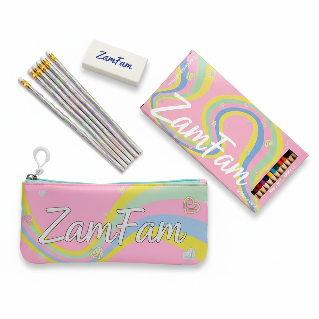 Rainbow Pencil Pouch Bundle