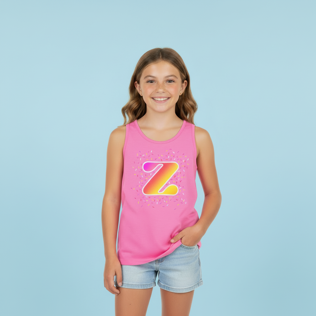 Gradient Z Tank Top Pink