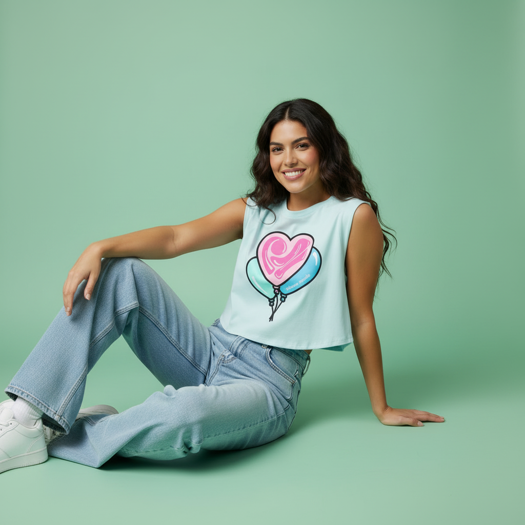 RZ Balloons Crop Top