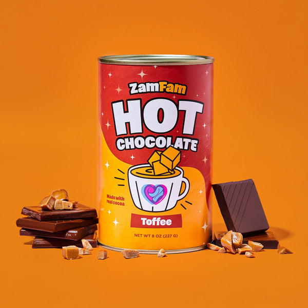ZamFam Toffee Hot Chocolate | Rebecca Zamolo